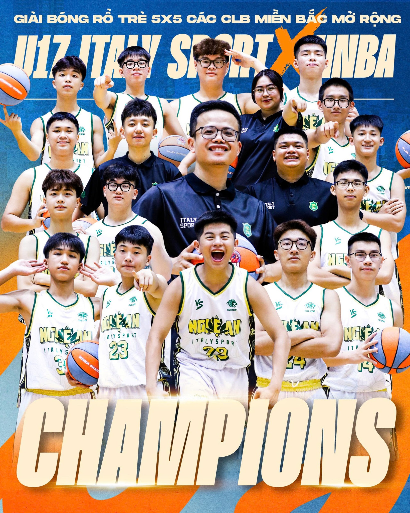 U17 ITALYSPORT X HNBA CHÍNH THỨC LÊN NGÔI VÔ ĐỊCH GIẢI BÓNG RỔ 5X5 CLB MIỀN BẮC MỞ RỘNG – QUỸ LÊ HOÀNG ĐAN 2025